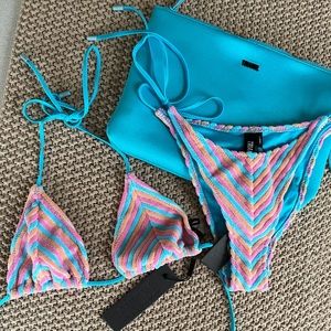 Triangl Vinca sherbet stripe